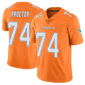 Parkc M.Dolphins #74 Kadyn Proctor Player Orange Limited Home Game Stitched Jerseys