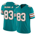 Parkc M.Dolphins #83 Kevin Coleman Jr. Player Aqua Limited Alternate Vapor F.U.S.E. Home Game Stitched Jerseys