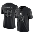 Parkc M.Dolphins #83 Kevin Coleman Jr. Player Black Reflective Limited Game Stitched Jerseys