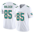 Parkc M.Dolphins #85 Greg Dulcich Player White Limited Vapor F.U.S.E. Home Game Stitched Jerseys