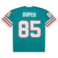 Parkc M.Dolphins #85 Mark Duper Mitchell & Ness Aqua Legacy Replica Jersey