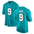 Parkc M.Dolphins #9 Joshua Uche Player Aqua Home Game Stitched Jerseys