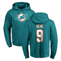 Parkc M.Dolphins #9 Joshua Uche Player Aqua LOGO Pullover Hoodies Limited Stitched Jerseys