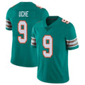 Parkc M.Dolphins #9 Joshua Uche Player Aqua Limited Alternate Vapor Untouchable Home Game Stitched Jerseys
