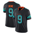 Parkc M.Dolphins #9 Joshua Uche Player Black Limited Pitch Rivalries Collection Home Game Stitched Jerseys