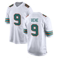 Parkc M.Dolphins #9 Joshua Uche Player White Limited Home Game Stitched Jerseys