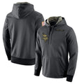 Parkc M.Vikings Gray Pullover Hoodies Home Game Blank Player Stitched Jerseys