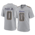 Parkc M.Vikings #0 Ivan Pace Jr. Player Gray Atmosphere Fashion Home Game Stitched Jerseys