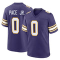 Parkc M.Vikings #0 Ivan Pace Jr. Player Purple Classic Home Game Stitched Jerseys