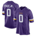 Parkc M.Vikings #0 Ivan Pace Jr. Player Purple Home Game Stitched Jerseys