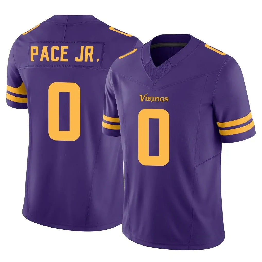 Parkc M.Vikings #0 Ivan Pace Jr. Player Purple Limited Alternate Vapor F.U.S.E. Home Game Stitched Jerseys