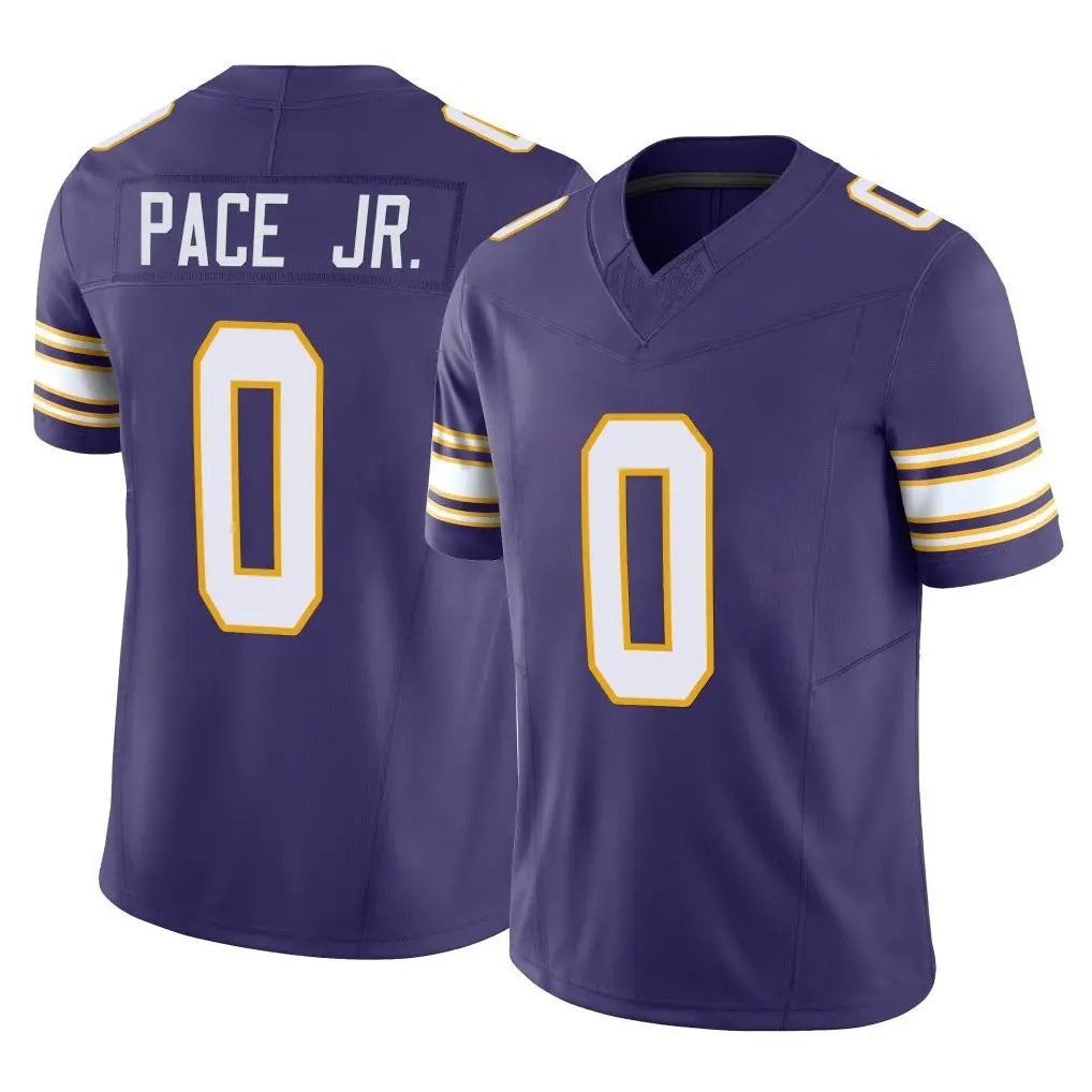 Parkc M.Vikings #0 Ivan Pace Jr. Player Purple Limited Classic Vapor F.U.S.E. Home Game Stitched Jerseys