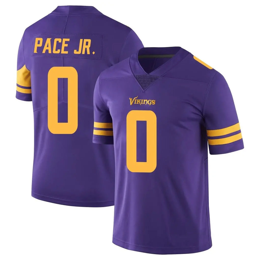 Parkc M.Vikings #0 Ivan Pace Jr. Player Purple Limited Color Rush Home Game Stitched Jerseys