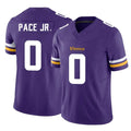 Parkc M.Vikings #0 Ivan Pace Jr. Player Purple Limited Vapor F.U.S.E. Home Game Stitched Jerseys