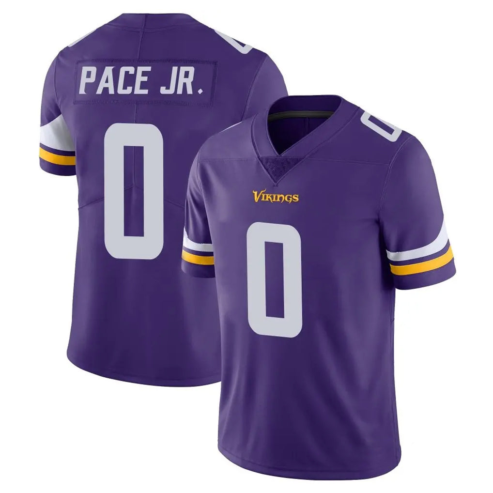 Parkc M.Vikings #0 Ivan Pace Jr. Player Purple Limited Vapor Untouchable Home Game Stitched Jerseys