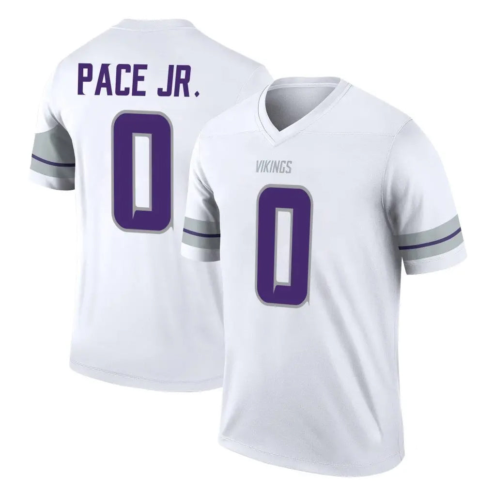 Parkc M.Vikings #0 Ivan Pace Jr. Player White Alternate Legend Home Game Stitched Jerseys