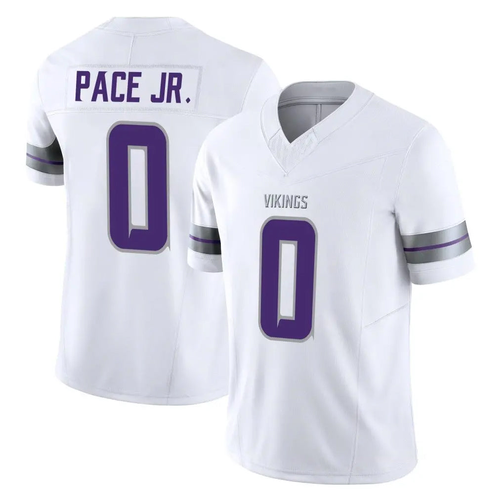 Parkc M.Vikings #0 Ivan Pace Jr. Player White Limited Alternate Vapor F.U.S.E. Home Game Stitched Jerseys
