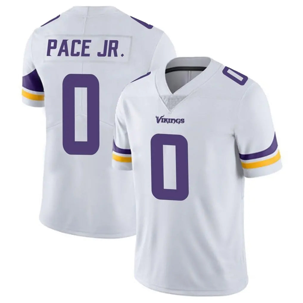 Parkc M.Vikings #0 Ivan Pace Jr. Player White Limited Vapor Untouchable Home Game Stitched Jerseys
