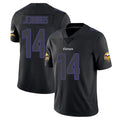 Parkc M.Vikings #14 Jauan Jennings Player Black Impact LImited Home Game Stitched Jerseys