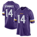 Parkc M.Vikings #14 Jauan Jennings Player Purple Home Game Stitched Jerseys