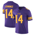 Parkc M.Vikings #14 Jauan Jennings Player Purple Limited Color Rush Home Game Stitched Jerseys