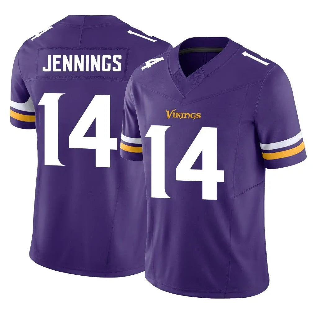 Parkc M.Vikings #14 Jauan Jennings Player Purple Limited Vapor F.U.S.E. Home Game Stitched Jerseys