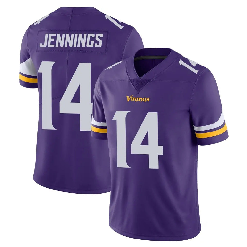 Parkc M.Vikings #14 Jauan Jennings Player Purple Limited Vapor Untouchable Home Game Stitched Jerseys
