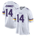 Parkc M.Vikings #14 Jauan Jennings Player White Home Game Stitched Jerseys