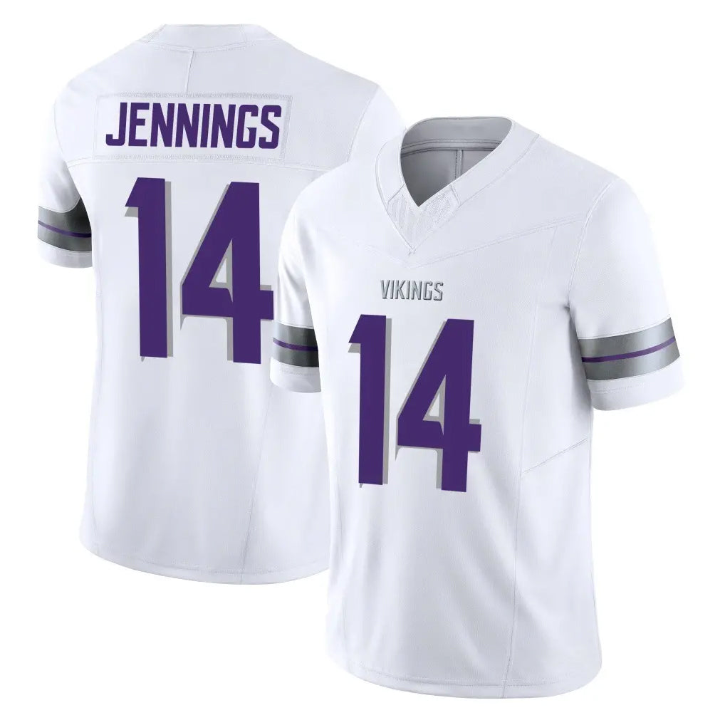 Parkc M.Vikings #14 Jauan Jennings Player White Limited Alternate Vapor F.U.S.E. Home Game Stitched Jerseys