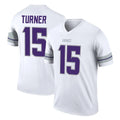 Parkc M.Vikings #15 Dallas Turner Player White Alternate Legend Home Game Stitched Jerseys