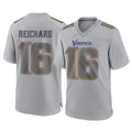 Parkc M.Vikings #16 Will Reichard Player Gray Atmosphere Fashion Home Game Stitched Jerseys