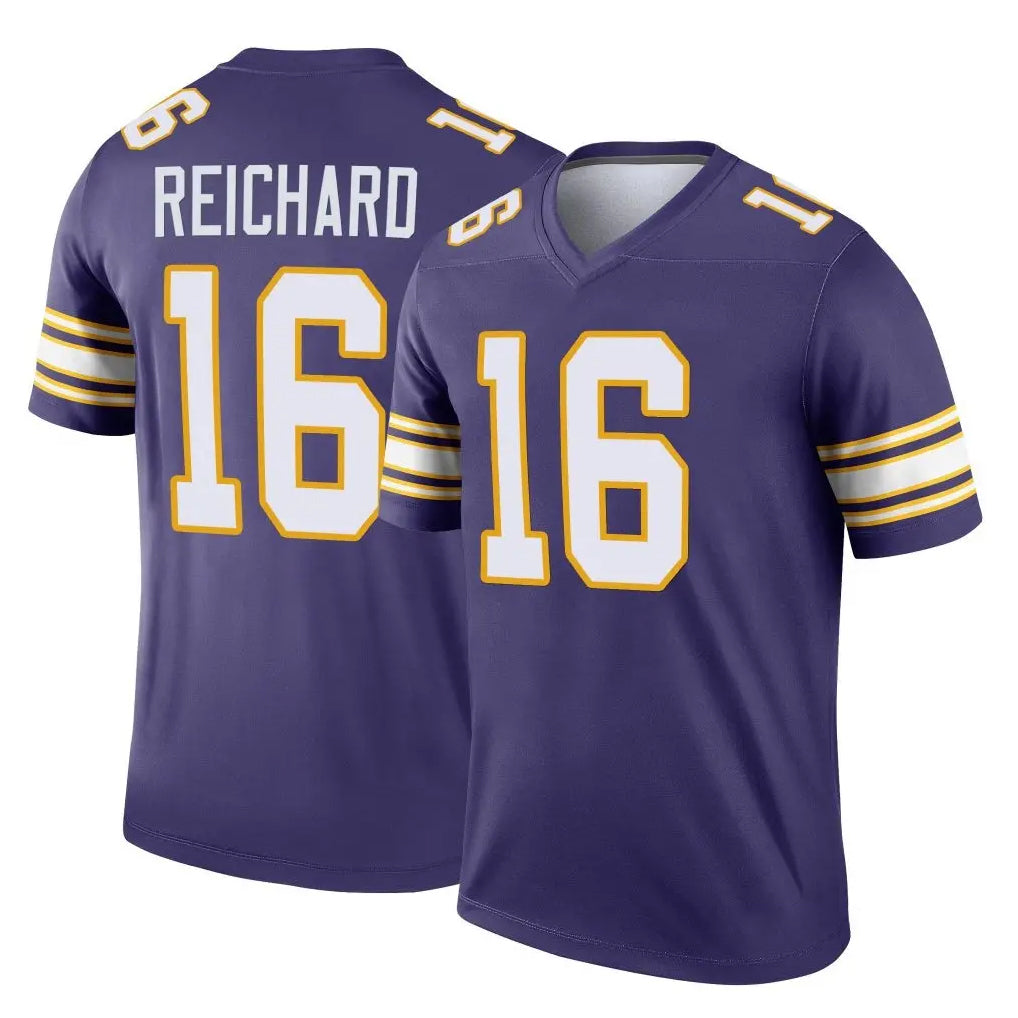 Parkc M.Vikings #16 Will Reichard Player Purple Limited Classic Home Game Stitched Jerseys