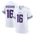 Parkc M.Vikings #16 Will Reichard Player White Alternate Home Game Stitched Jerseys