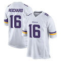 Parkc M.Vikings #16 Will Reichard Player White Home Game Stitched Jerseys
