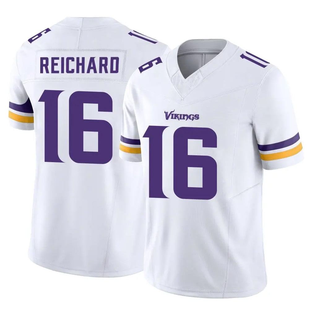 Parkc M.Vikings #16 Will Reichard Player White Limited Vapor F.U.S.E. Home Game Stitched Jerseys
