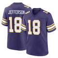 Parkc M.Vikings #18 Justin Jefferson Player Purple Classic Home Game Stitched Jerseys