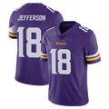 Parkc M.Vikings #18 Justin Jefferson Player Purple Limited Vapor Untouchable Home Game Stitched Jerseys