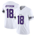 Parkc M.Vikings #18 Justin Jefferson Player White Limited Alternate Vapor F.U.S.E. Home Game Stitched Jerseys