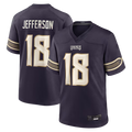 Parkc MN.Vikings #18 Justin Jefferson Purple 2026 Rivalries Collection Game Stitched Jerseys
