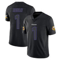 Parkc M.Vikings #1 Kyler Murray Player Black Impact LImited Home Game Stitched Jerseys