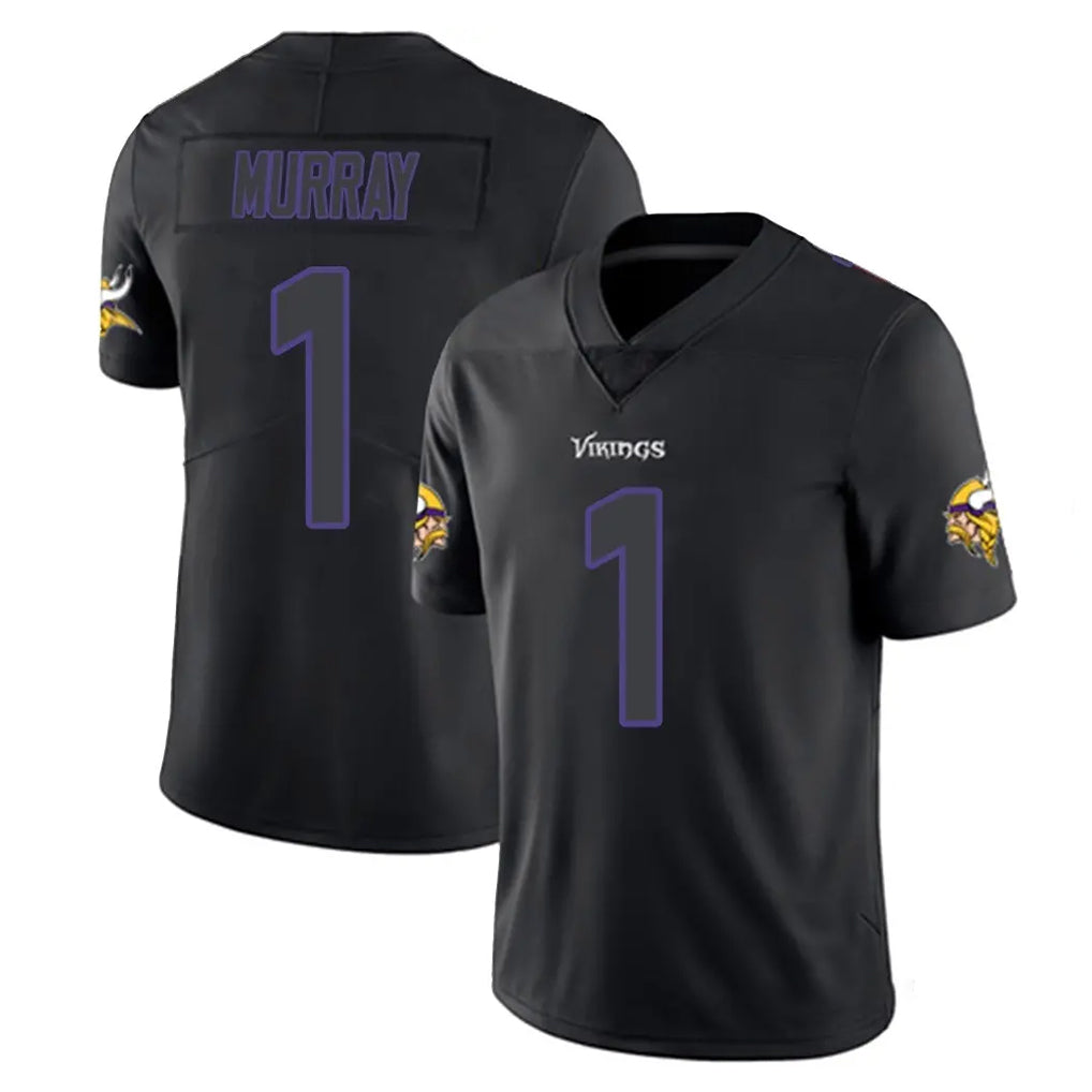 Parkc M.Vikings #1 Kyler Murray Player Black Impact LImited Home Game Stitched Jerseys