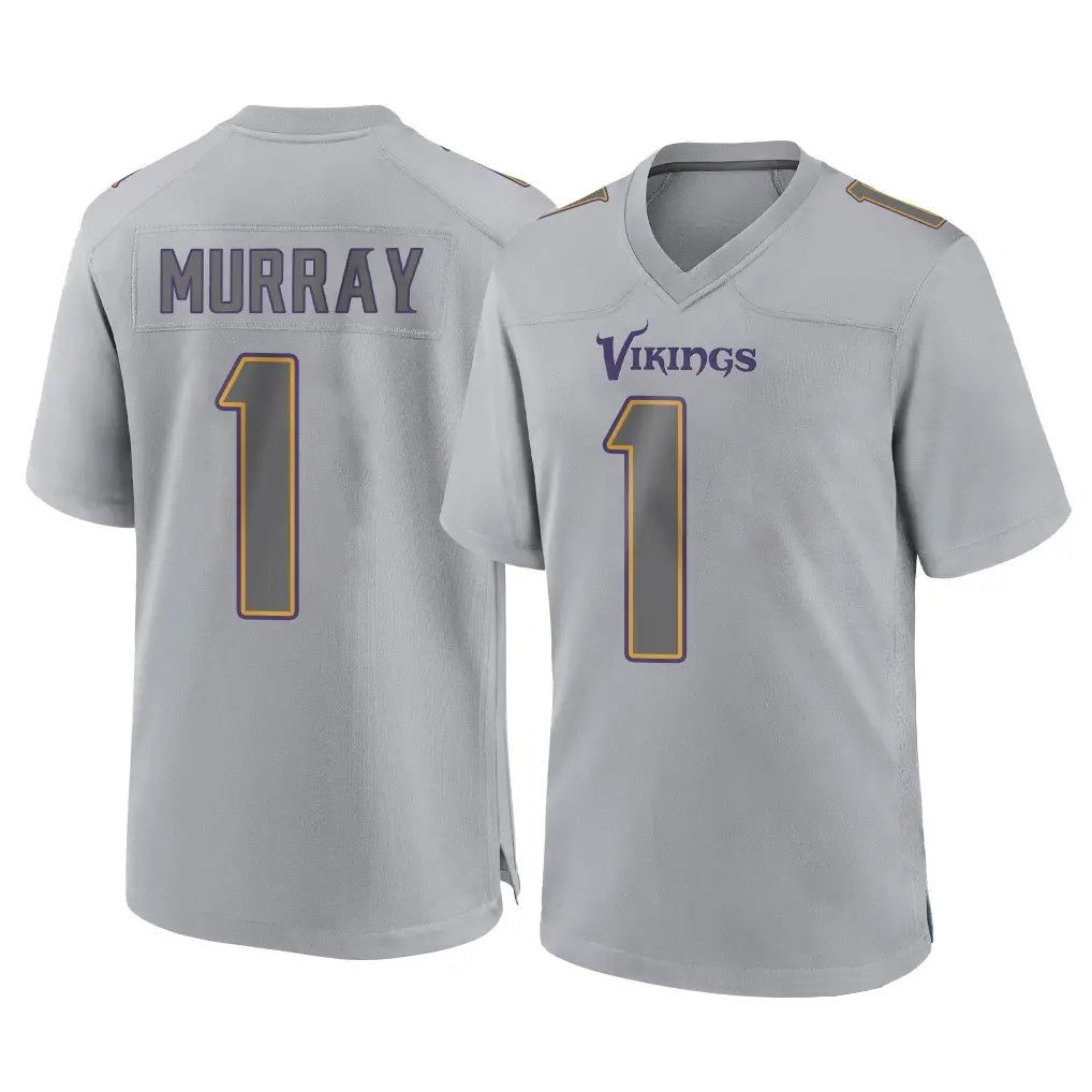 Parkc M.Vikings #1 Kyler Murray Player Gray Atmosphere Fashion Home Game Stitched Jerseys