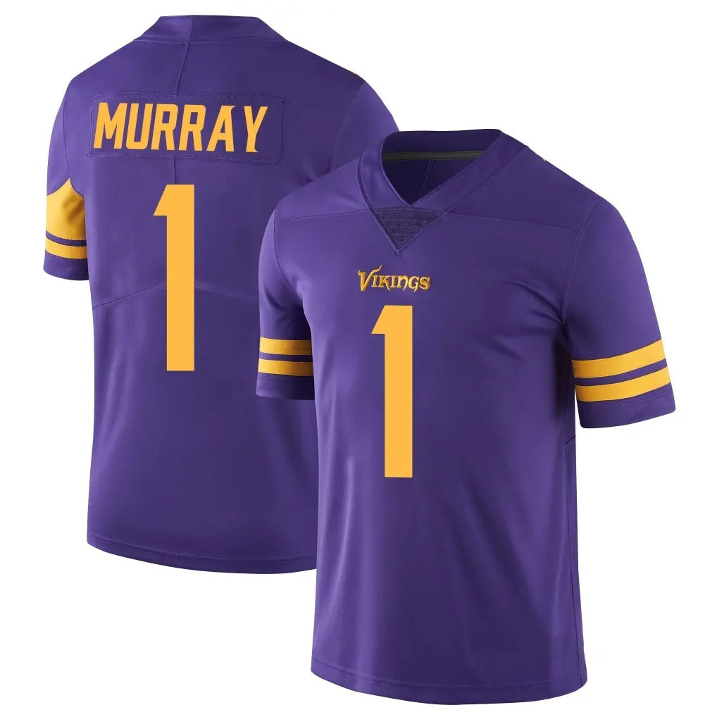 Parkc M.Vikings #1 Kyler Murray Player Purple Limited Color Rush Home Game Stitched Jerseys
