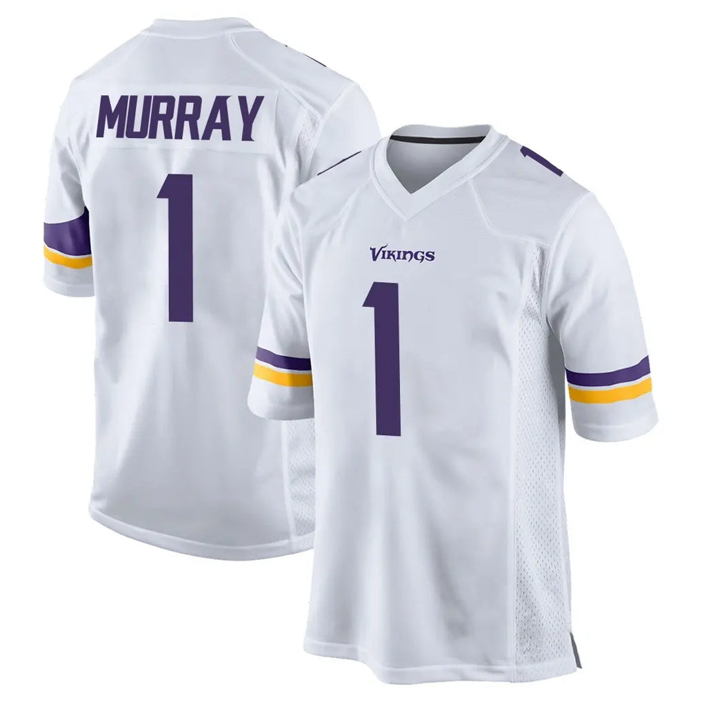 Parkc M.Vikings #1 Kyler Murray Player White Home Game Stitched Jerseys