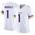 Parkc M.Vikings #1 Kyler Murray Player White Limited Vapor F.U.S.E. Home Game Stitched Jerseys