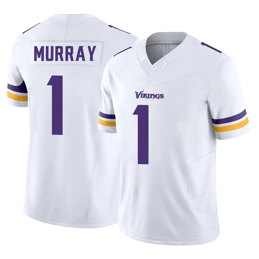 Parkc M.Vikings #1 Kyler Murray Player White Limited Vapor F.U.S.E. Home Game Stitched Jerseys