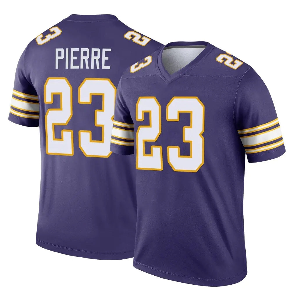 Parkc M.Vikings #23 James Pierre Player Purple Limited Classic Home Game Stitched Jerseys