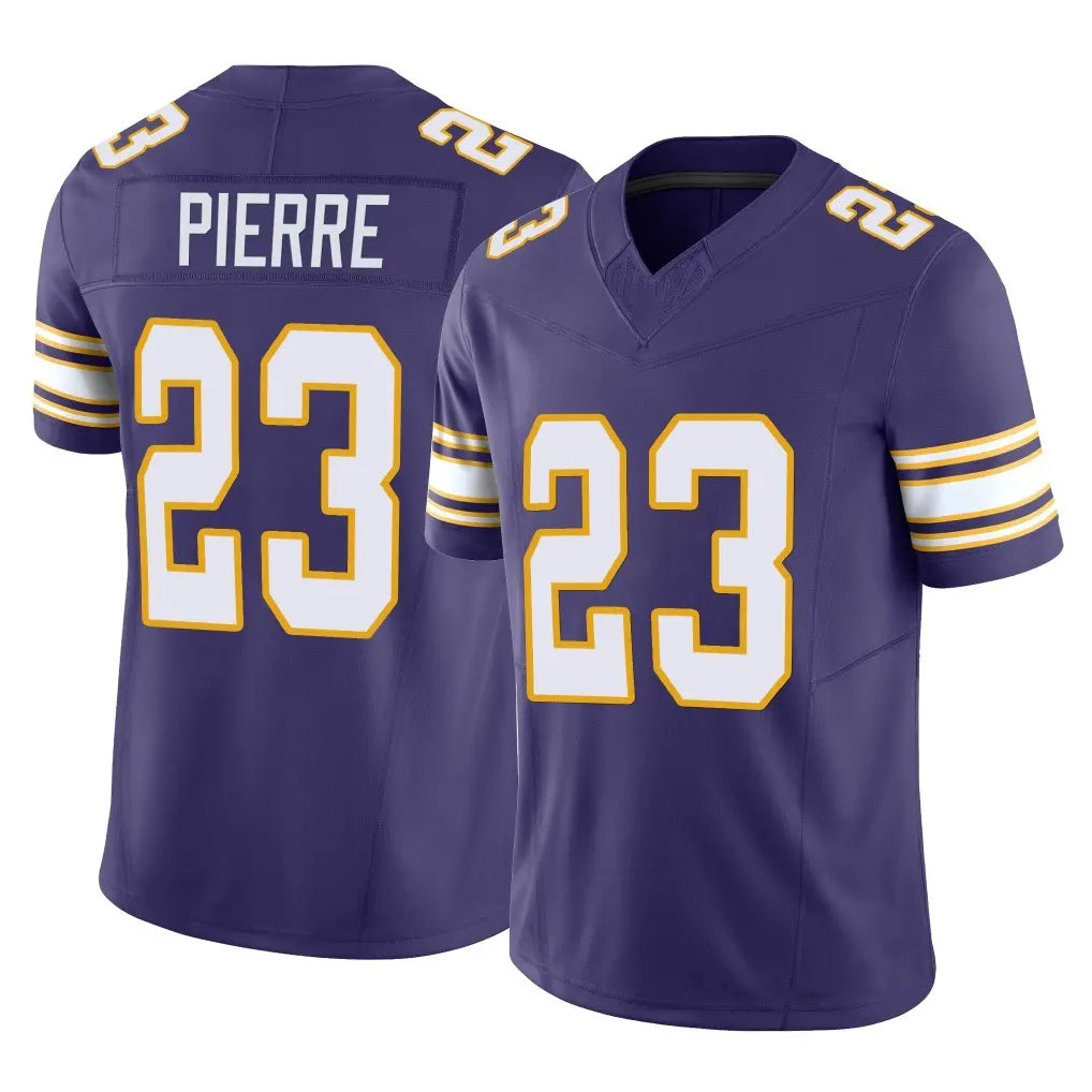 Parkc M.Vikings #23 James Pierre Player Purple Limited Classic Vapor F.U.S.E. Home Game Stitched Jerseys