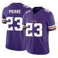 Parkc M.Vikings #23 James Pierre Player Purple Limited Vapor F.U.S.E. Home Game Stitched Jerseys