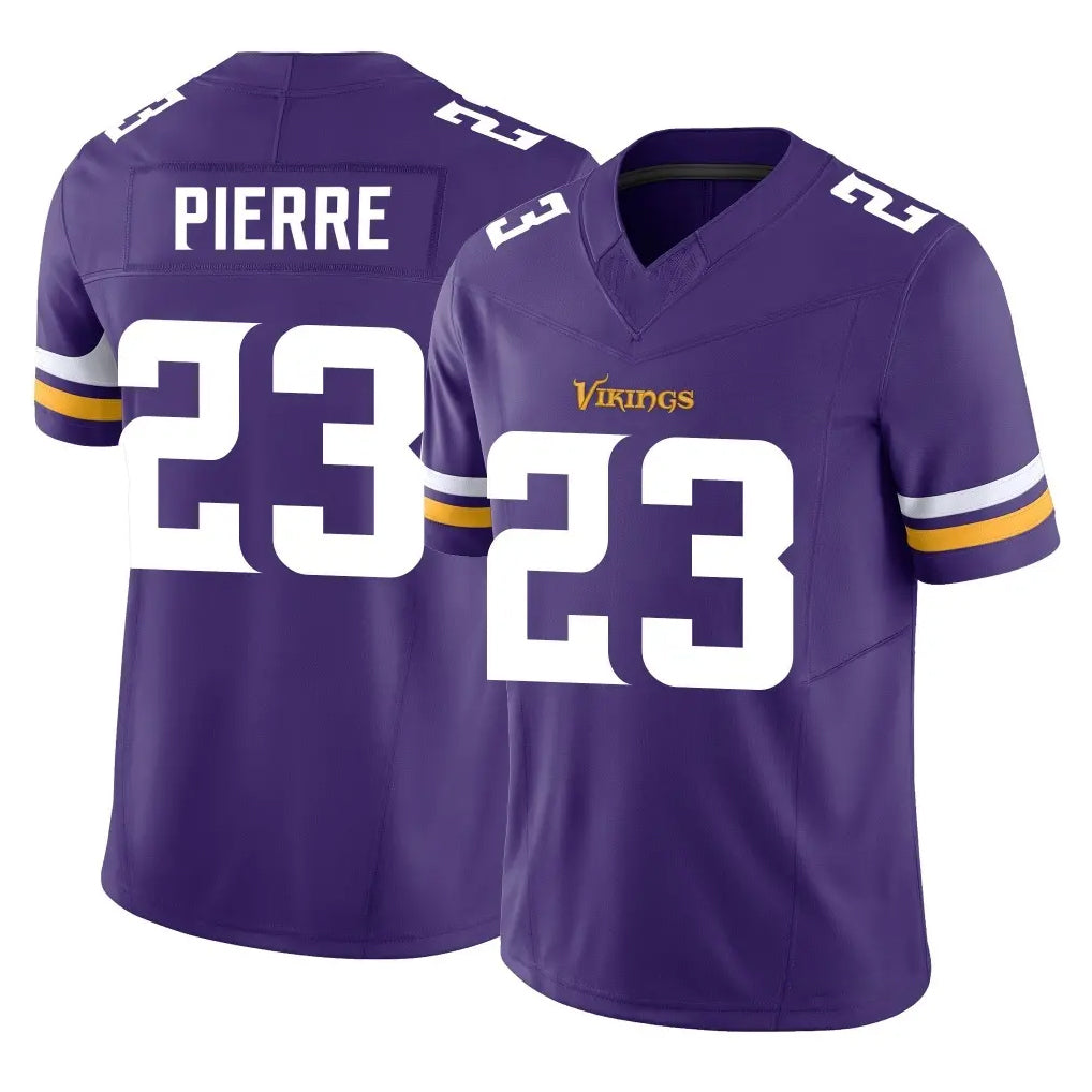 Parkc M.Vikings #23 James Pierre Player Purple Limited Vapor F.U.S.E. Home Game Stitched Jerseys